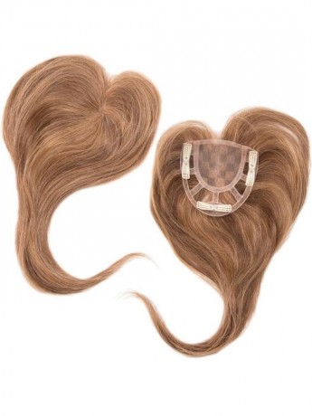 Add On Crown Top Piece Human Hair Hand Tied by Envy Clearance Colour